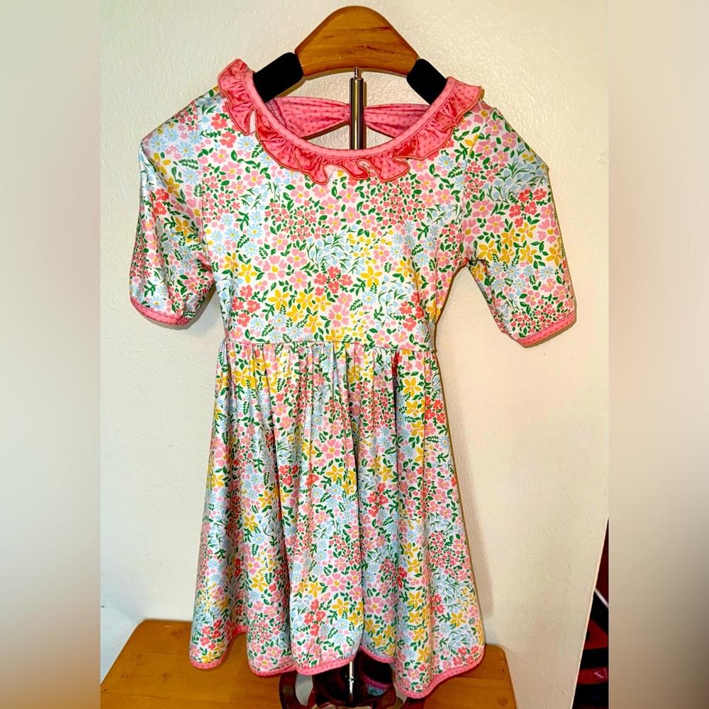 Charlie’s Project Kids floral dress, size 4T EUC